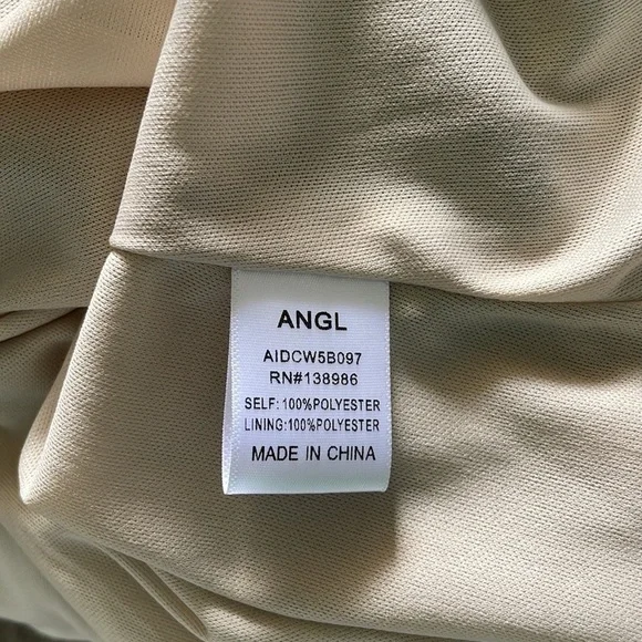 ANGL Women’s Snake Print Flowy Dress with Spaghetti Straps - Size Medium - Picture 4 of 4